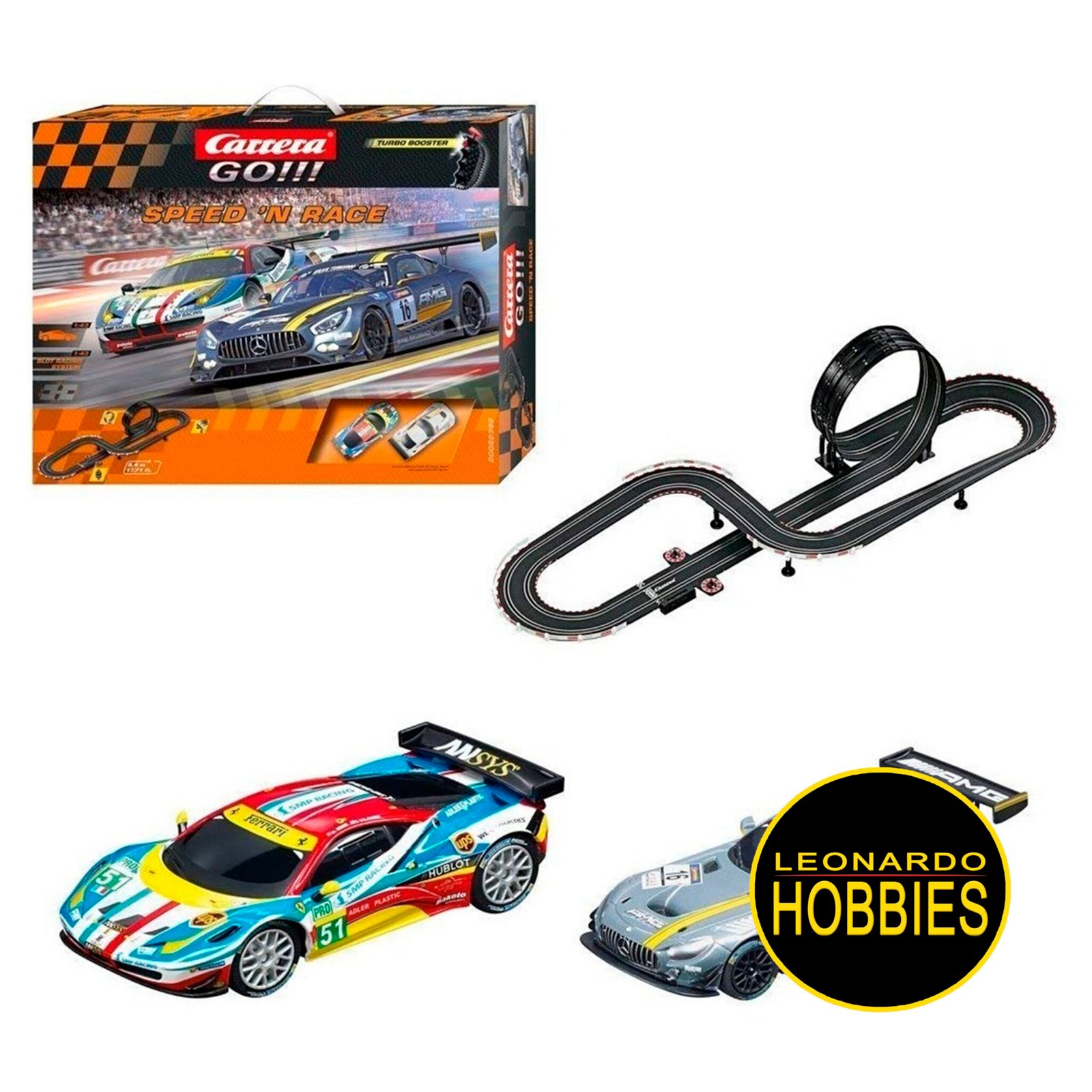 Speed and Race Pista de autos Carrera GO 62396 – Leonardo Hobbies