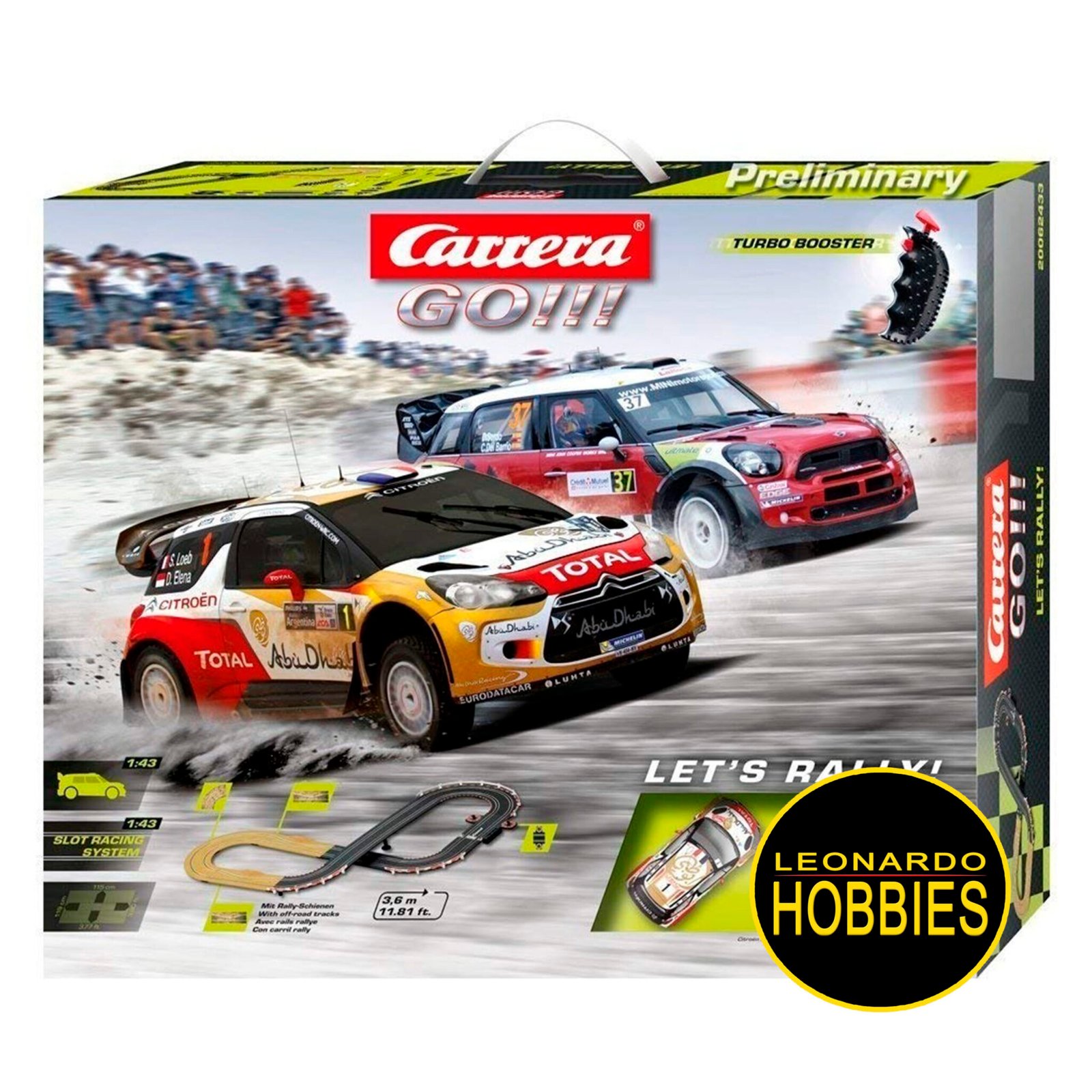 Let´s Rally Pista de autos Carrera GO 62433 – Leonardo Hobbies