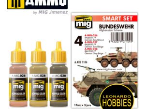 Set Colores de la Bundeswehr en Afganistán Ammo Mig 7104