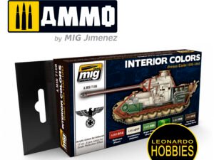 Set Colores de Interiores para Vehículos Alemanes Ammo Mig 7108
