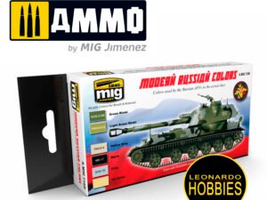 Set Colores Camuflajes Rusos Modernos Ammo Mig 7109