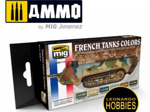 Set Colores Franceses de la 1GM y 2GM Ammo Mig 7110