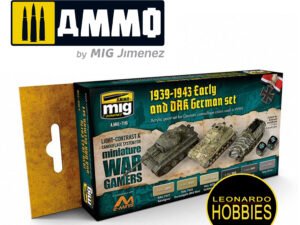 Set Colores Wargame Alemanes Iniciales y DAK Ammo Mig 7116