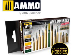 Set Colores de Munición de la 2ª Guerra Mundial Ammo Mig 7124