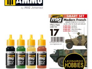 Set Colores para las Fuerzas Armadas Francesas Modernas Ammo Mig 7151