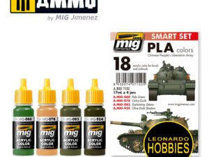 Set Colores para el PLA (Ejército Popular Chino de Liberación) Ammo Mig 7152