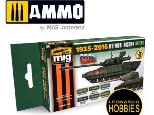 Set Colores Verdes Rusos Míticos Ammo Mig 7160