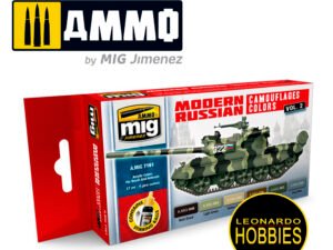 Set Colores Camuflajes Rusos Modernos Vol. 2 Ammo Mig 7161