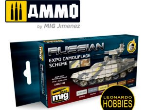 Set Colores Esquema de Camuflajes Russian Expo Ammo Mig 7162