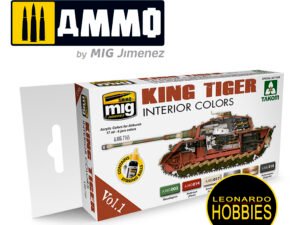 Set Colores Interiores del King Tiger (Edición Especial Takom) Vol. 1 Ammo Mig 7165