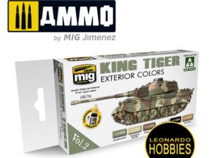 Set Colores Exteriores del King Tiger (Edición Especial Takom) Vol. 2 Ammo Mig 7166
