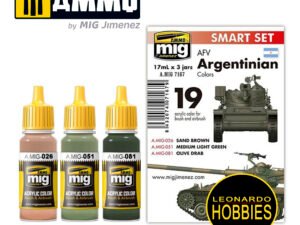 Set Colores para Vehículos Blindados Argentinos Ammo Mig 7167