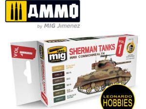 Set Sherman Tanks Vol. 1 (WWII Commonwealth) Ammo Mig 7169