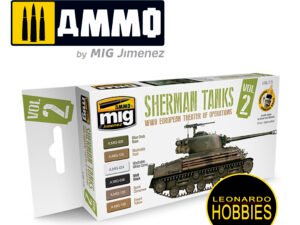 Set Sherman Tanks Vol. 2 (WWII European Theater of Operations) Ammo Mig 7170