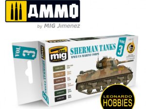 Set Sherman Tanks Vol. 3 (WWII US Marine Corps) Ammo Mig 7171