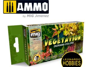 Set Colores Vegetación Dioramas Ammo Mig 7176