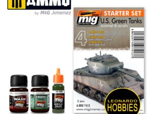 Set Iniciación para Vehículos Verdes US Ammo Mig 7413