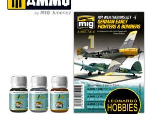 Set Colores Cazas y Bombarderos Alemanes de la 2GM Ammo Mig 7414