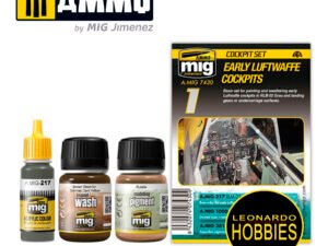 Set Colores Cabinas Iniciales de la Luftwaffe Ammo Mig 7430