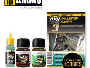 Set Colores Cabinas Británicas de la 2GM Ammo Mig 7432