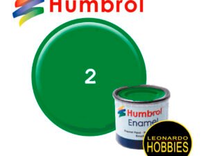 HUMBROL N°2 verde esmeralda brillante enamel (esmalte sintético) de 14 ml HUM0002