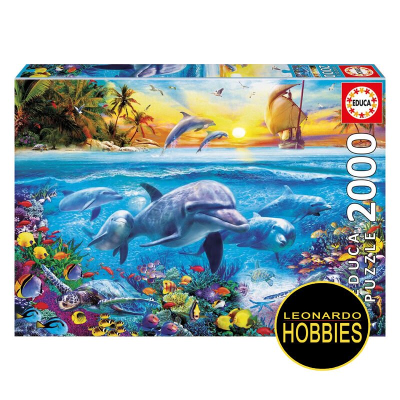 Familia de Delfines 2000 Piezas Educa 17672