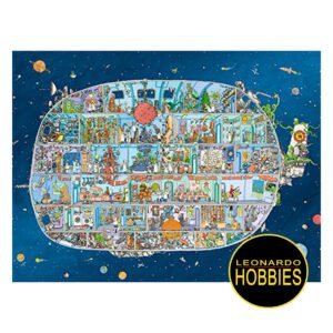 ,LEONARDOHOBBIES,PUZZLES,ROSARIO,ROMPECABEZAS,HEYE,CARICATURAS,DIVERTIDOS,COMICS,ROSARIO,ARGENTINA,ROMPECABEZAS TRIANGULARES Nave Espacial de 1500 piezas Heye 29841