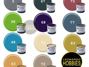 Combo N°2 de Pinturas Enamel (Esmaltes sintéticos) Humbrol x 11 Colores de 14 ml c/u