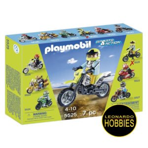 Moto de Motocross Playmobil 5525