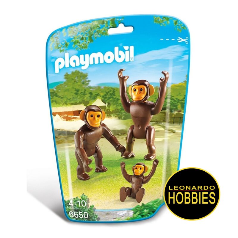 Familia de Chimpancés Playmobil 6650