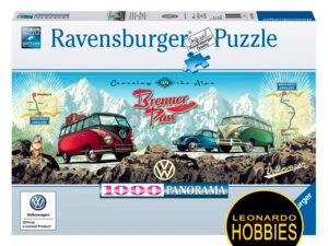 Cross the Alps with VW 1000 Piezas Panorama Ravensburger 15102
