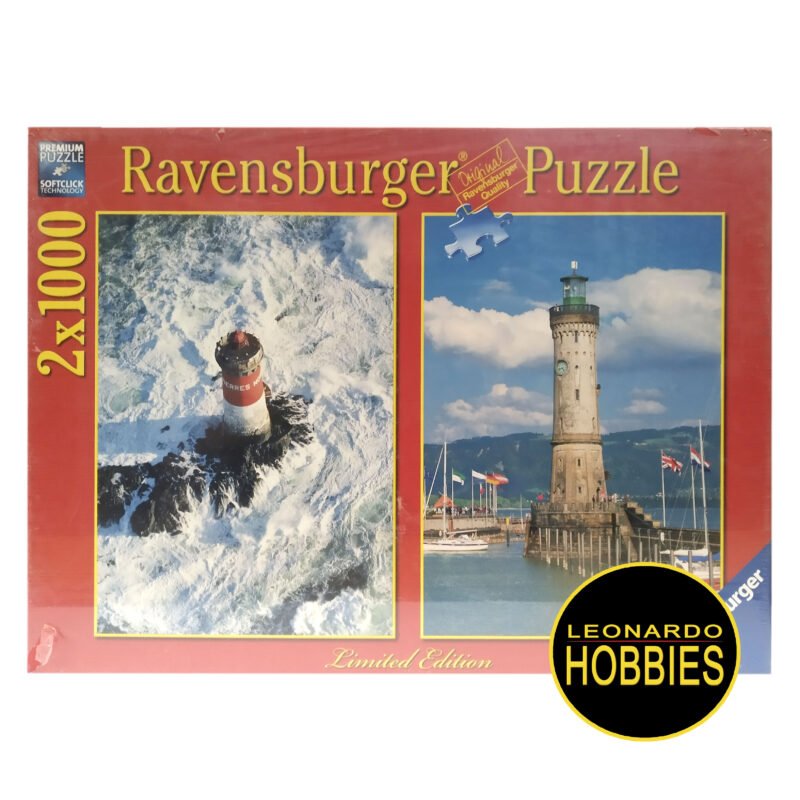 Lighthouses in Brittany 2x1000 Piezas Pack Ravensburger 16797