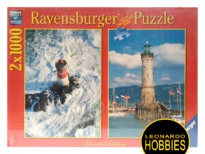 Lighthouses in Brittany 2x1000 Piezas Pack Ravensburger 16797