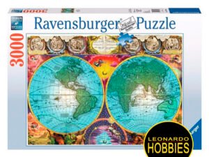 Mapamundi Antiguo 3000 Piezas Ravensburger 17074