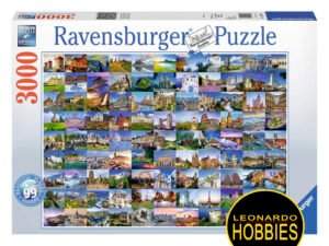 99 Hermosos Lugares de Europa 3000 Piezas Ravensburger 17080