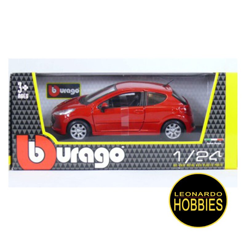 Peugeot 207 Escala 1/24 BBurago 22102 - Imagen 2