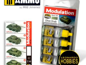 Set Modulación Olive Drab Ammo Mig 7003