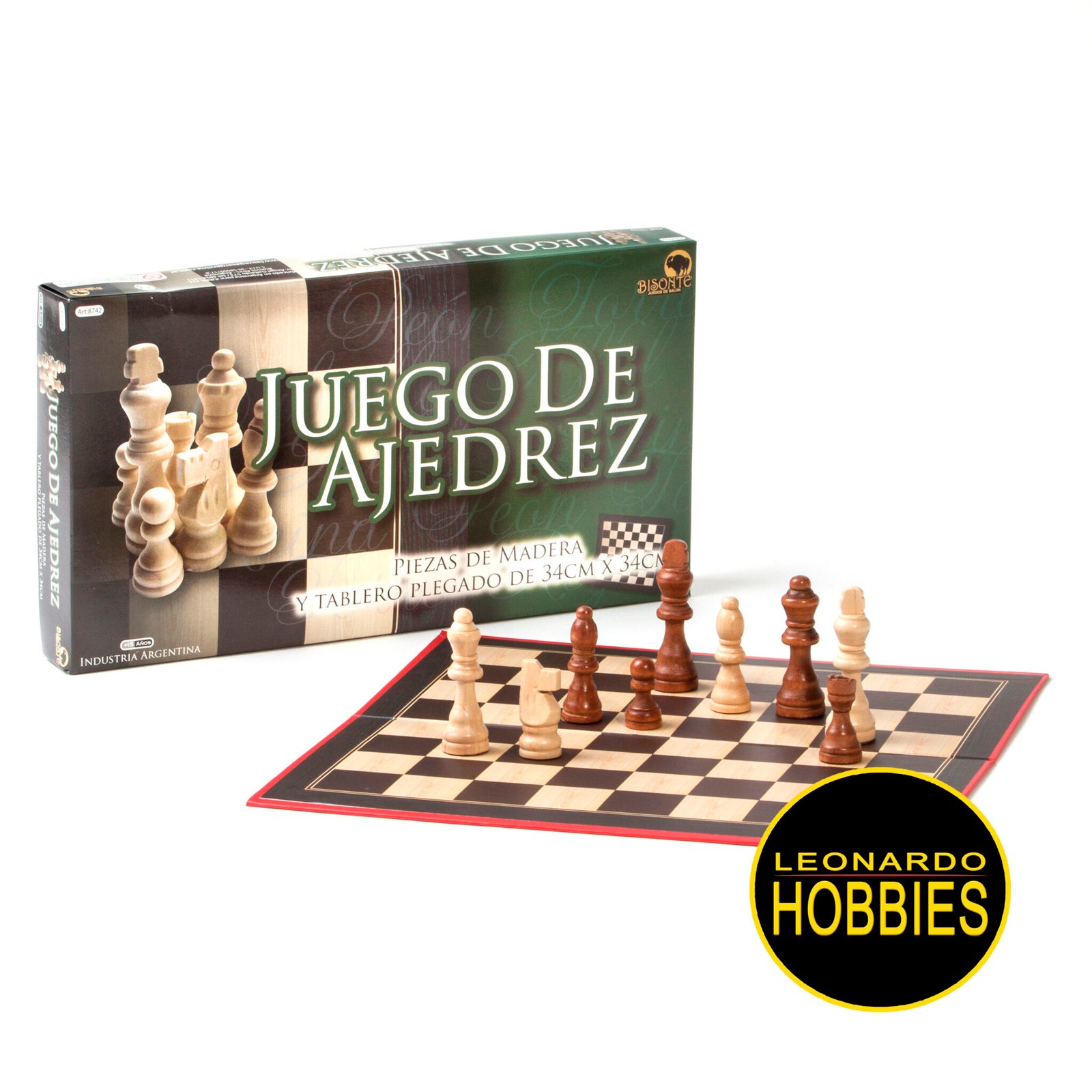 Juego de Ajedrez En Madera Bisonte 9828