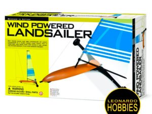 Wind Powered Land Sailer Kit 4M 911