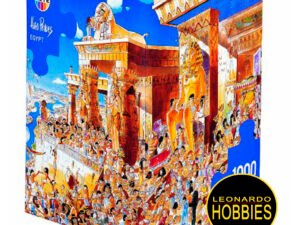 LEONARDOHOBBIES,PUZZLES,ROSARIO,ROMPECABEZAS,HEYE,CARICATURAS,DIVERTIDOS,COMICS,ROSARIO,ARGENTINA,ROMPECABEZAS TRIANGULARES,Prades Hugo ,Egipto de 1000 piezas Heye 26008