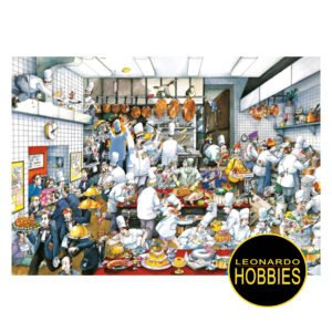 LEONARDOHOBBIES,PUZZLES,ROSARIO,ROMPECABEZAS,HEYE,CARICATURAS,DIVERTIDOS,COMICS,ROSARIO,ARGENTINA,ROMPECABEZAS TRIANGULARES,EBoy -Bon appetit de 1500 piezas Heye 29130