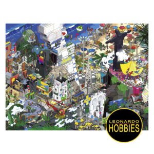 LEONARDOHOBBIES,PUZZLES,ROSARIO,ROMPECABEZAS,HEYE,CARICATURAS,DIVERTIDOS,COMICS,ROSARIO,ARGENTINA,ROMPECABEZAS TRIANGULARES,EBoy - Rio de 1500 piezas Heye 29575