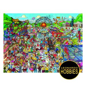 LEONARDOHOBBIES,PUZZLES,ROSARIO,ROMPECABEZAS,HEYE,CARICATURAS,DIVERTIDOS,COMICS,ROSARIO,ARGENTINA,ROMPECABEZAS TRIANGULARES,Christoph Schöne - Oktoberfest de 1500 piezas Heye 29842