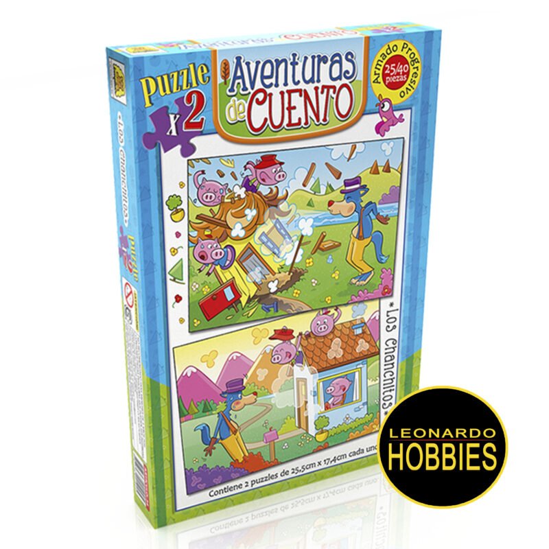 Los Chanchitos Puzzles 24 y 40 Piezas Implás 032