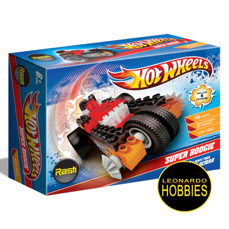 Super Boogie Hot Wheels 58 Piezas Rasti 1062