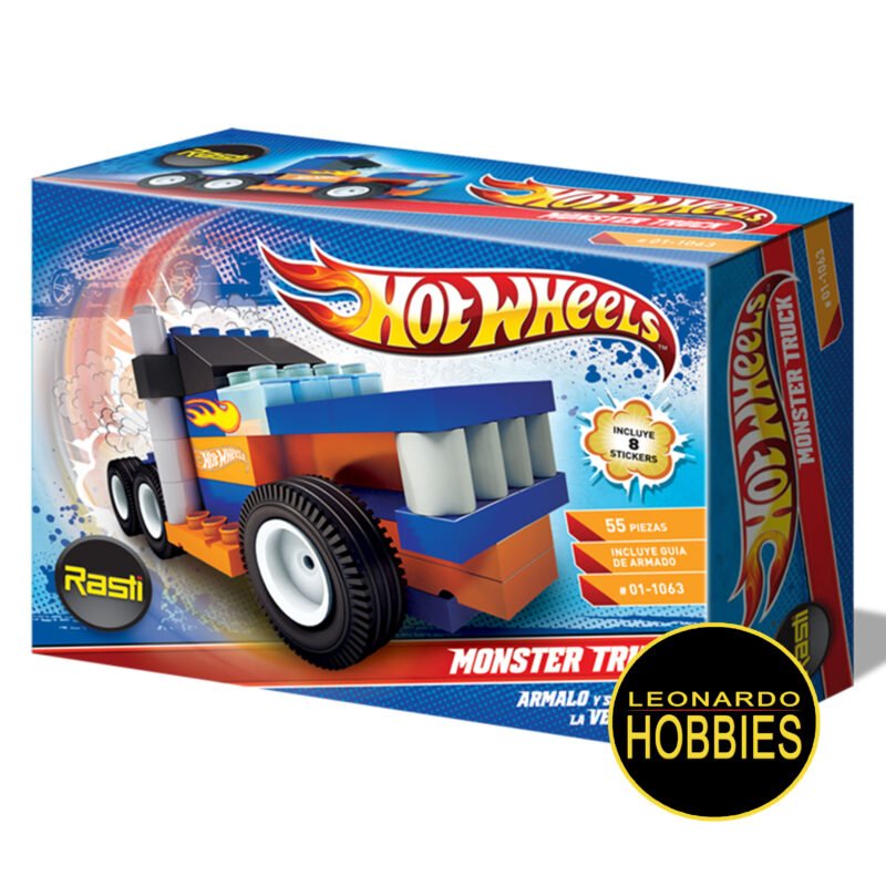 Monster Truck Hot Wheels 55 Piezas Rasti 1063
