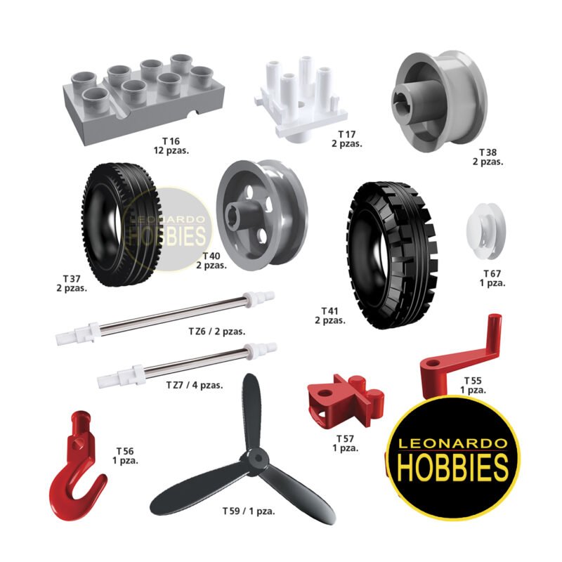Kit de Piezas Accesorios N°8 Rasti 1108