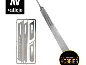 Set de 4 Sierras de Modelismo con Mango Escalpelo Vallejo T06001