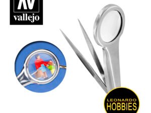 Pinzas con Lupa Vallejo T12001