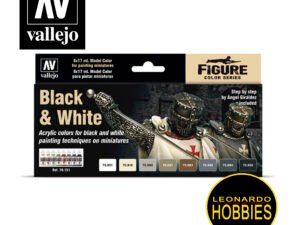 Set de Colores Blanco y Negro Vallejo Model Color 70151